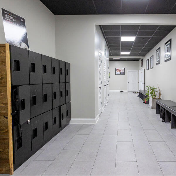 Modern and Clean Locker Facilities